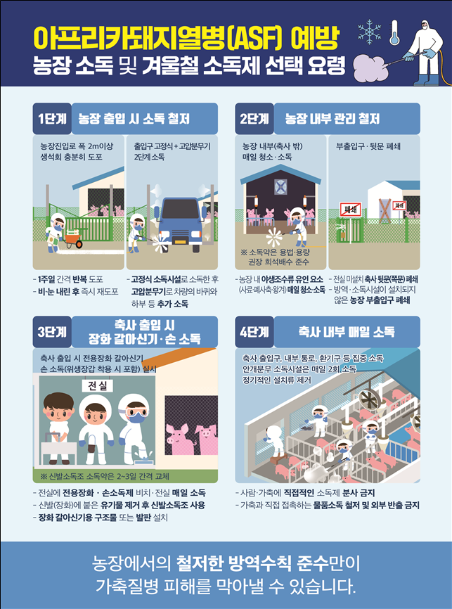 설 명절 대비 아프리카돼지열병 방역 요령 알림 3번째 이미지