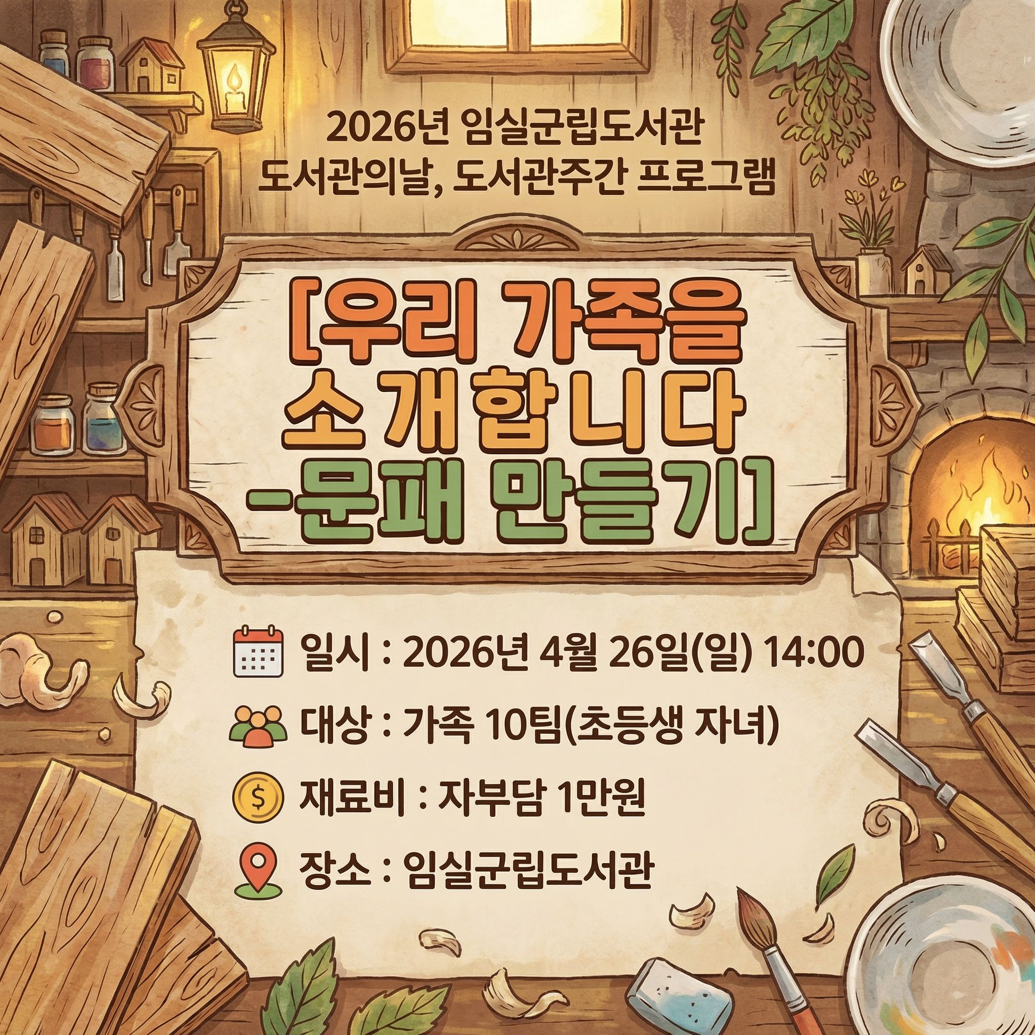 2026년 임실군립도서관 도서관의 날, 도서관 주간 행사 안내 4번째 이미지