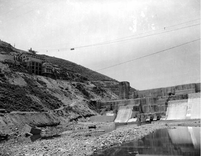 섬진강 댐 공사 1963
