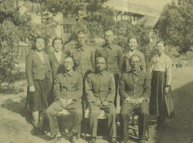 관촌보통학교 선생님들 1940