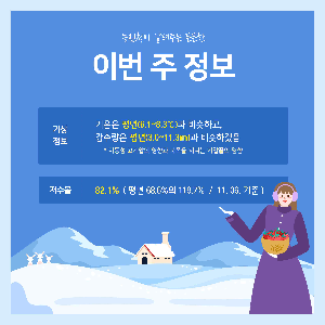 이번 주 정보